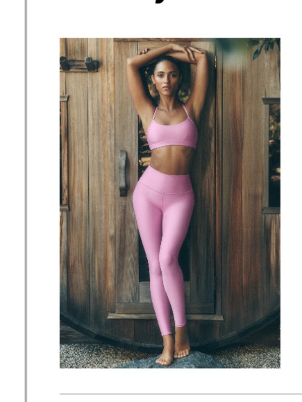 ALO Yoga Women's Pink High-Waist Leggings